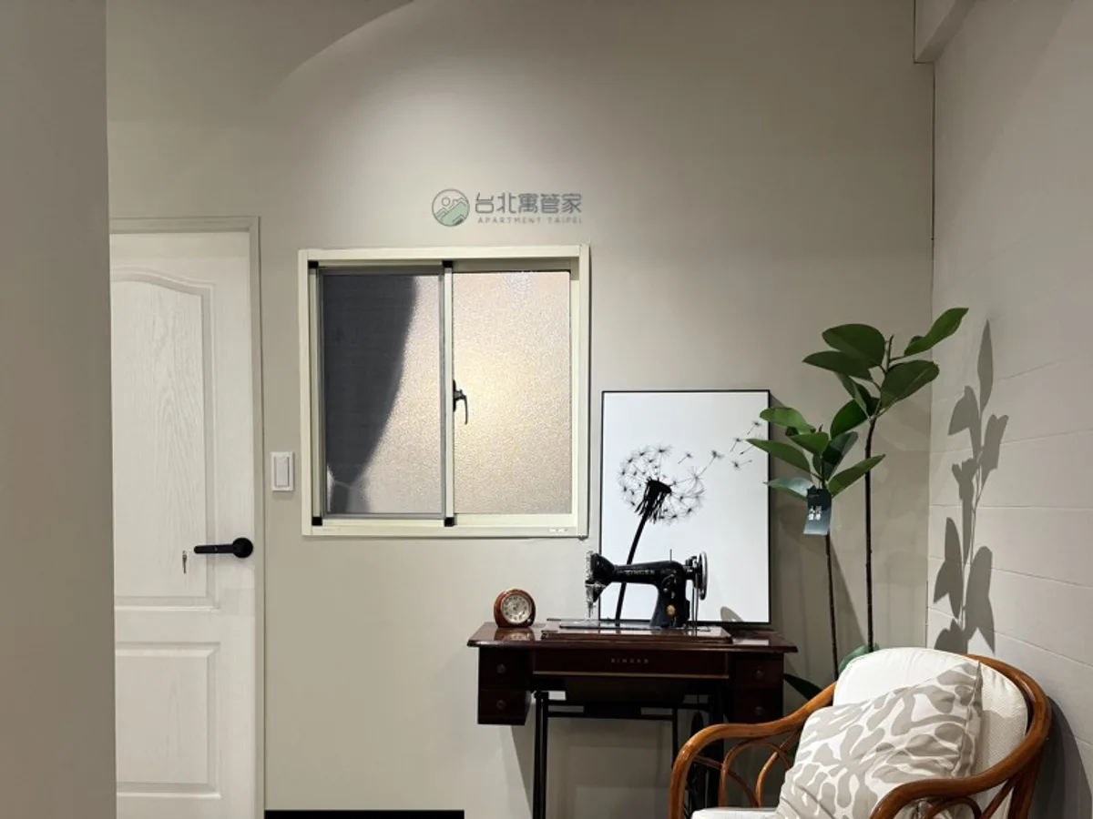 A renovated room